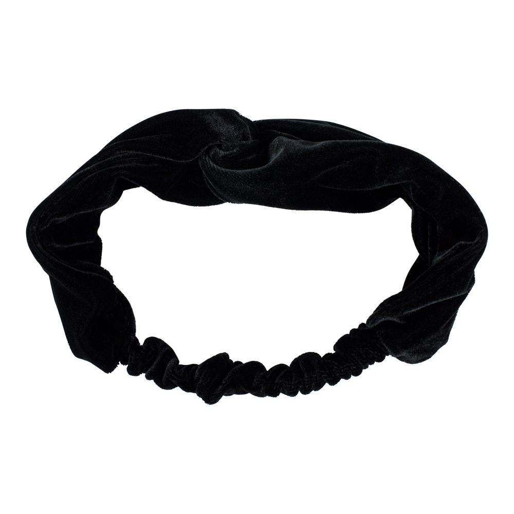 SIMPLY ESSENTIAL Velvet Cosmetic Turban Black-Matakana Pharmacy