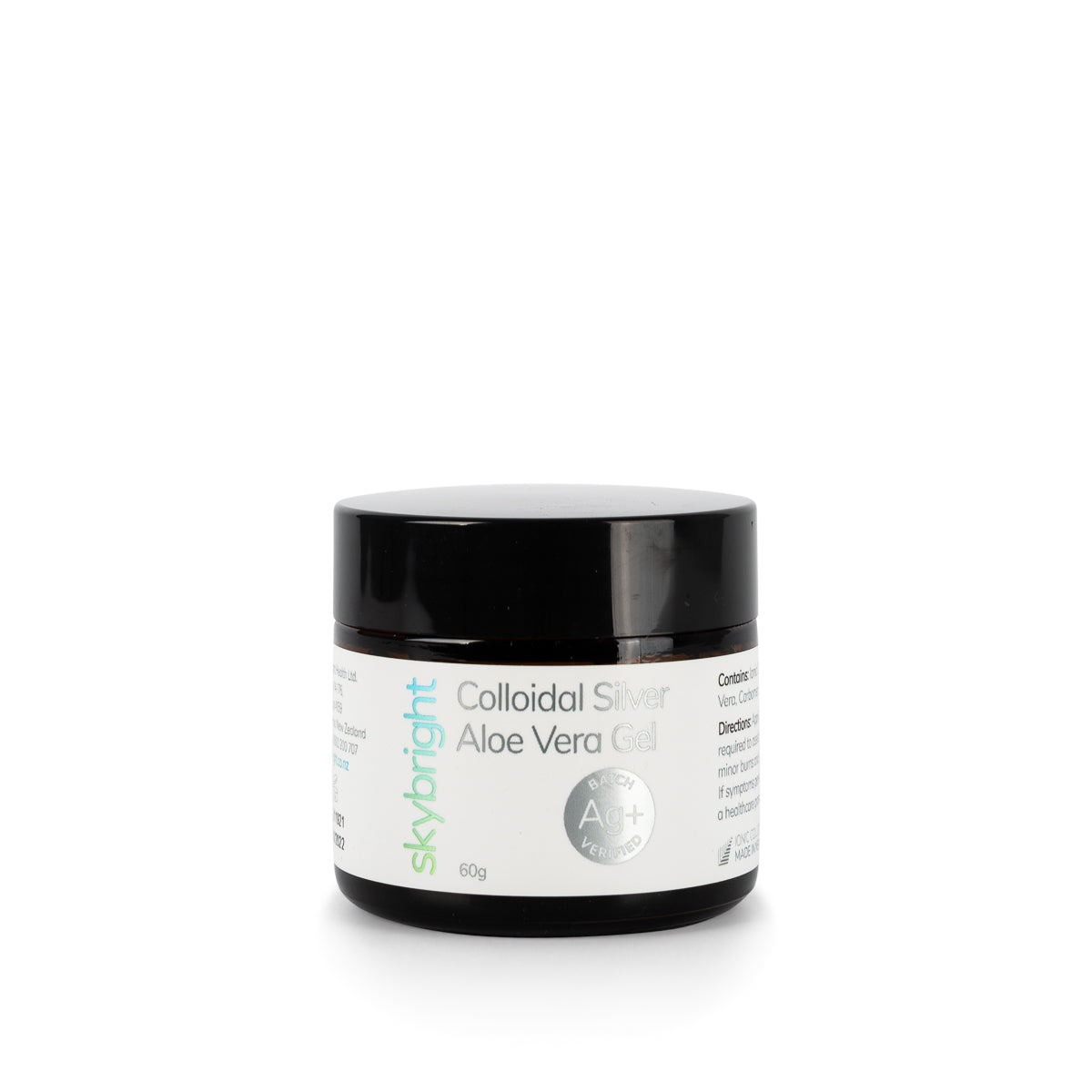 SKYBRIGHT Colloidal Silver + Aloe Vera Gel 60g-Matakana Pharmacy