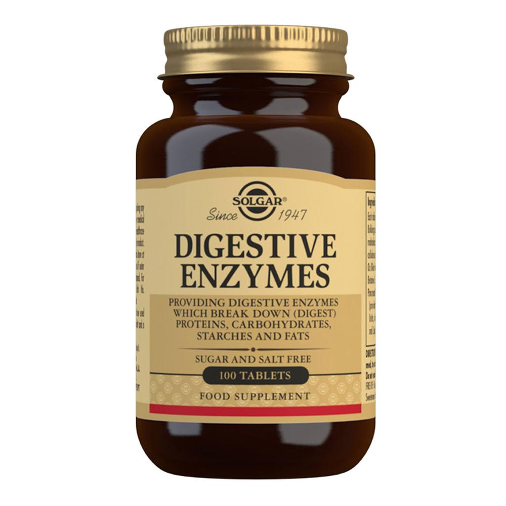 SOLGAR Digestive Enzymes 100 tabs-Matakana Pharmacy