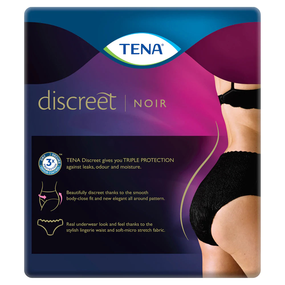 TENA Pants Women Black Low Waist Large 9s-Matakana Pharmacy