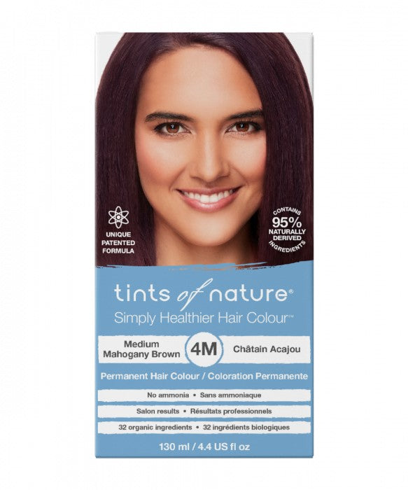 Tints Of Nature 4M Medium Mahogany Brown 120ml-Matakana Pharmacy
