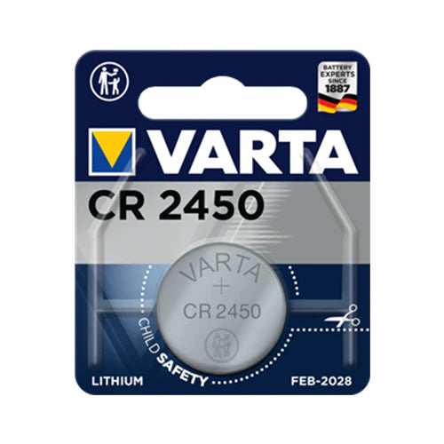 VARTA BATTERY LITHM CR2450 3V-Matakana Pharmacy